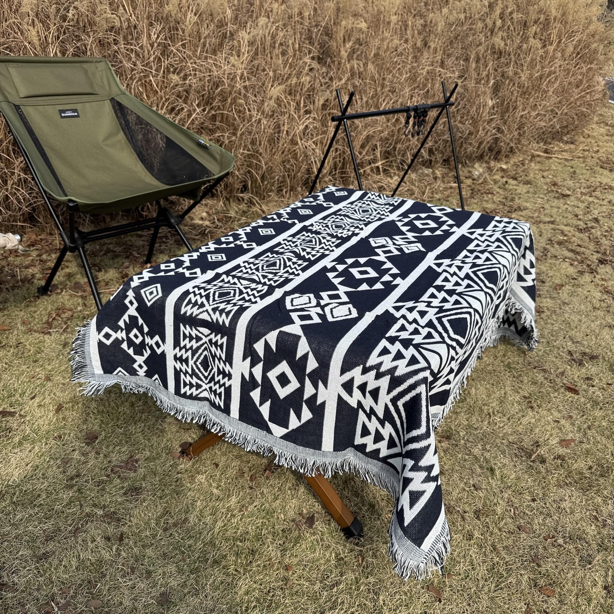 Amazon.co.jp: Peel Forest コット用ラグ キャンプ ラグマット
