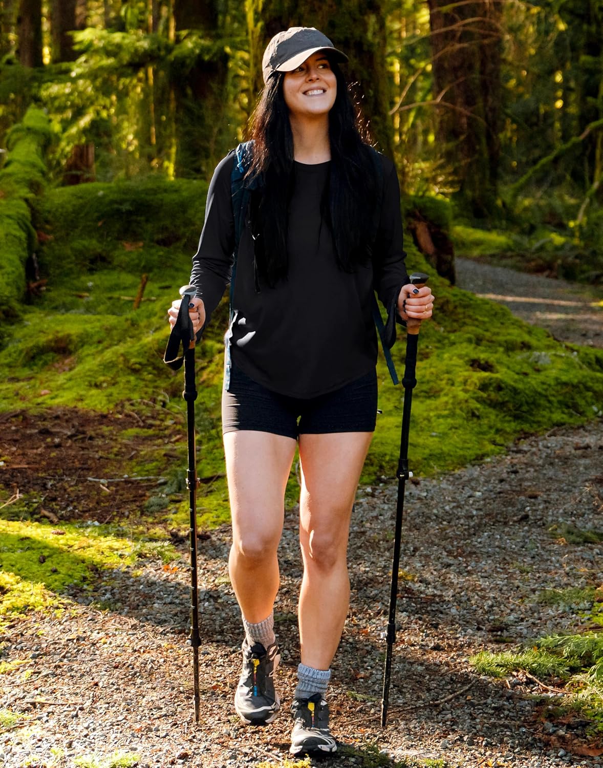 SANTINY Lightweight Long Sleeve Workout Tops for Women Breathable Yoga Gym Athletic Running Hiking Top UPF 50+ Sun Shirts - Image 3