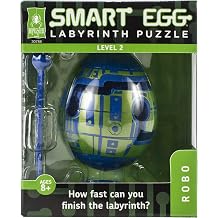 BePuzzled Smart Egg Robo Puzzle 1-Layer,Smart Egg Labyrinth Puzzle Maze for Kids Age 8 and Above Great Easter Egg Hunt Gift 30788