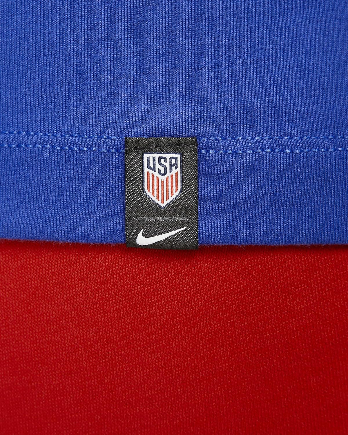 Nike Men U.S.A T-Shirt, Blue/White/Red, L Regular US