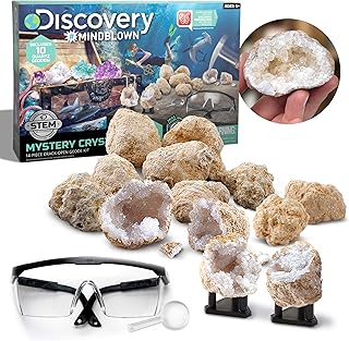 Discovery Kids Toy Mystery Crystals Geode Excavation Kit 14pc