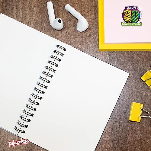 Miniatura 4 de Jotter - Pandas rojos de Deluxebase. Cuaderno de espiral lenticular 3D Jungle 6x4 con páginas de papel reciclado. Obra con licencia de la reconocida