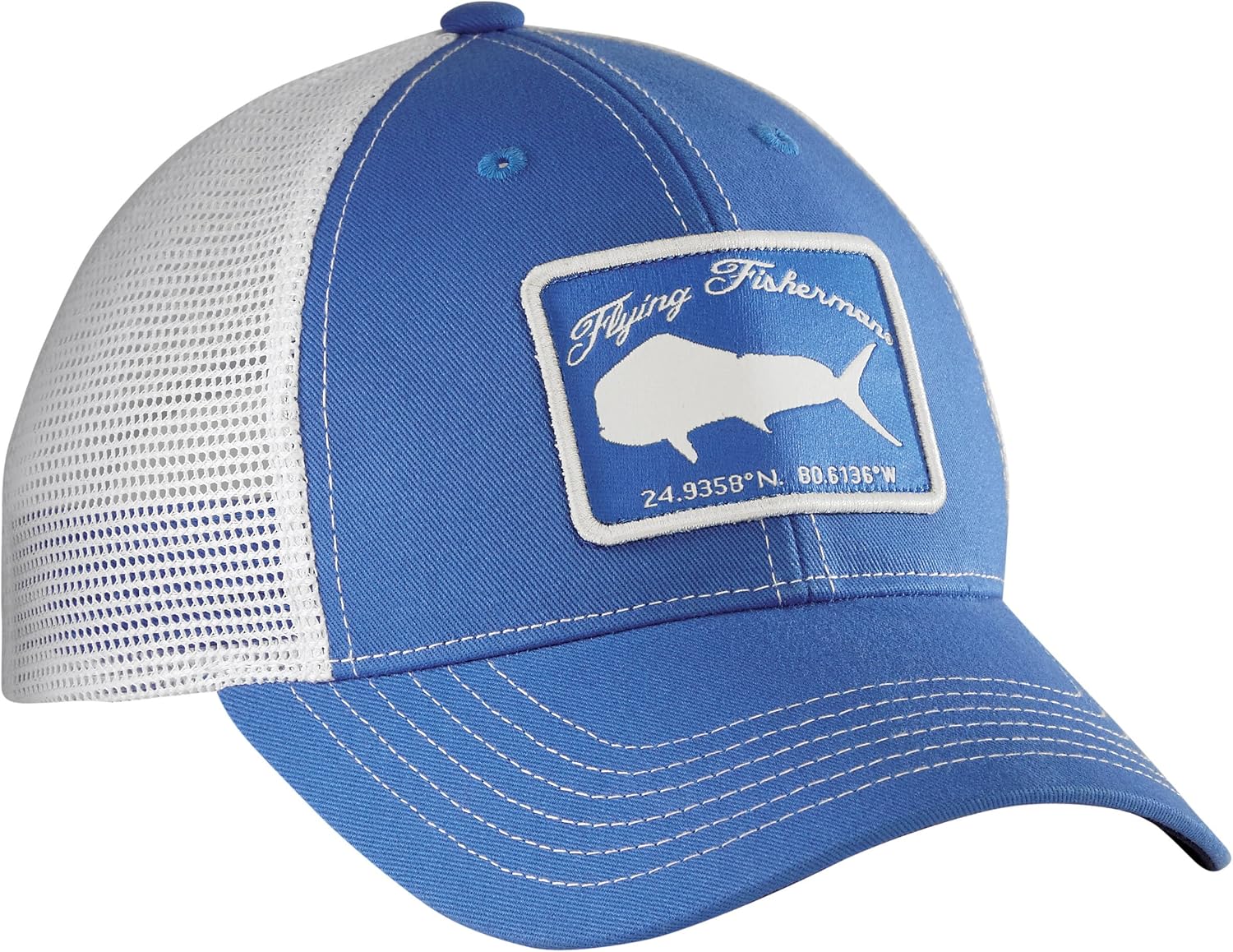 Flying Fisherman Mahi Trucker Hat Black/Lime