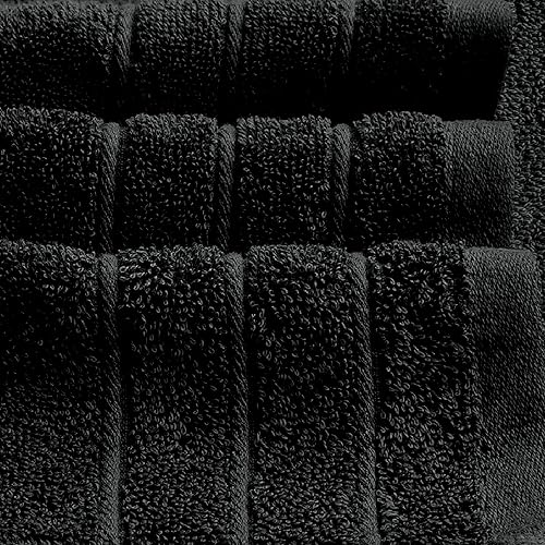 Miniatura 7 de Tens Towels Juego de toallas de 8 piezas, 2 toallas de baño extra grandes, 2 toallas de mano, 4 toallas faciales, 100% algodón, peso más ligero, más