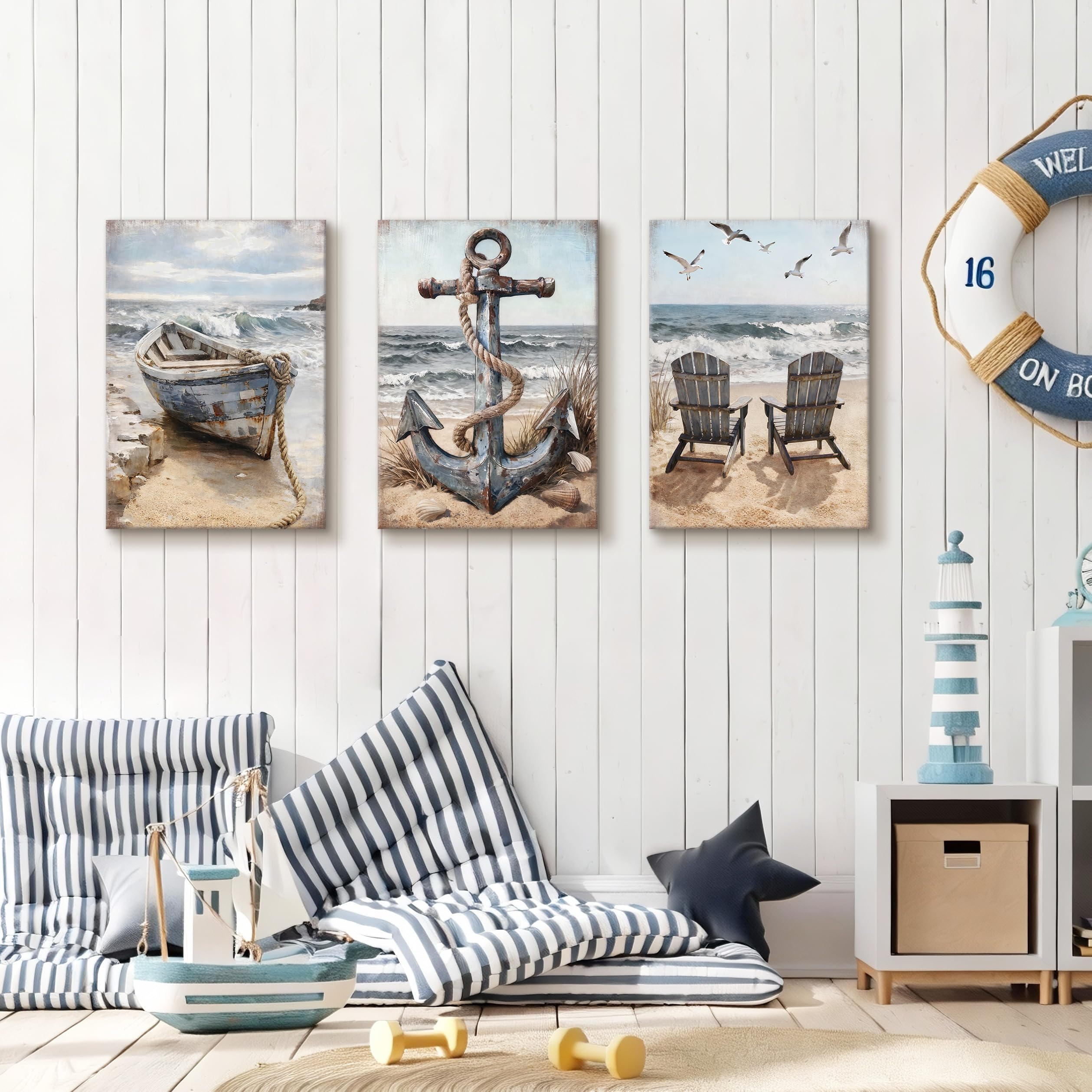 3 Pcs Wooden Framed Canvas Wall Art Set Bohemian Sage Green Canvas Prints Poster Geometric Line Beige Green Pictures for Living Room Bedroom Dinning Room Hallway Stairs Wall Decor 30x40cm x3pcs — view 40