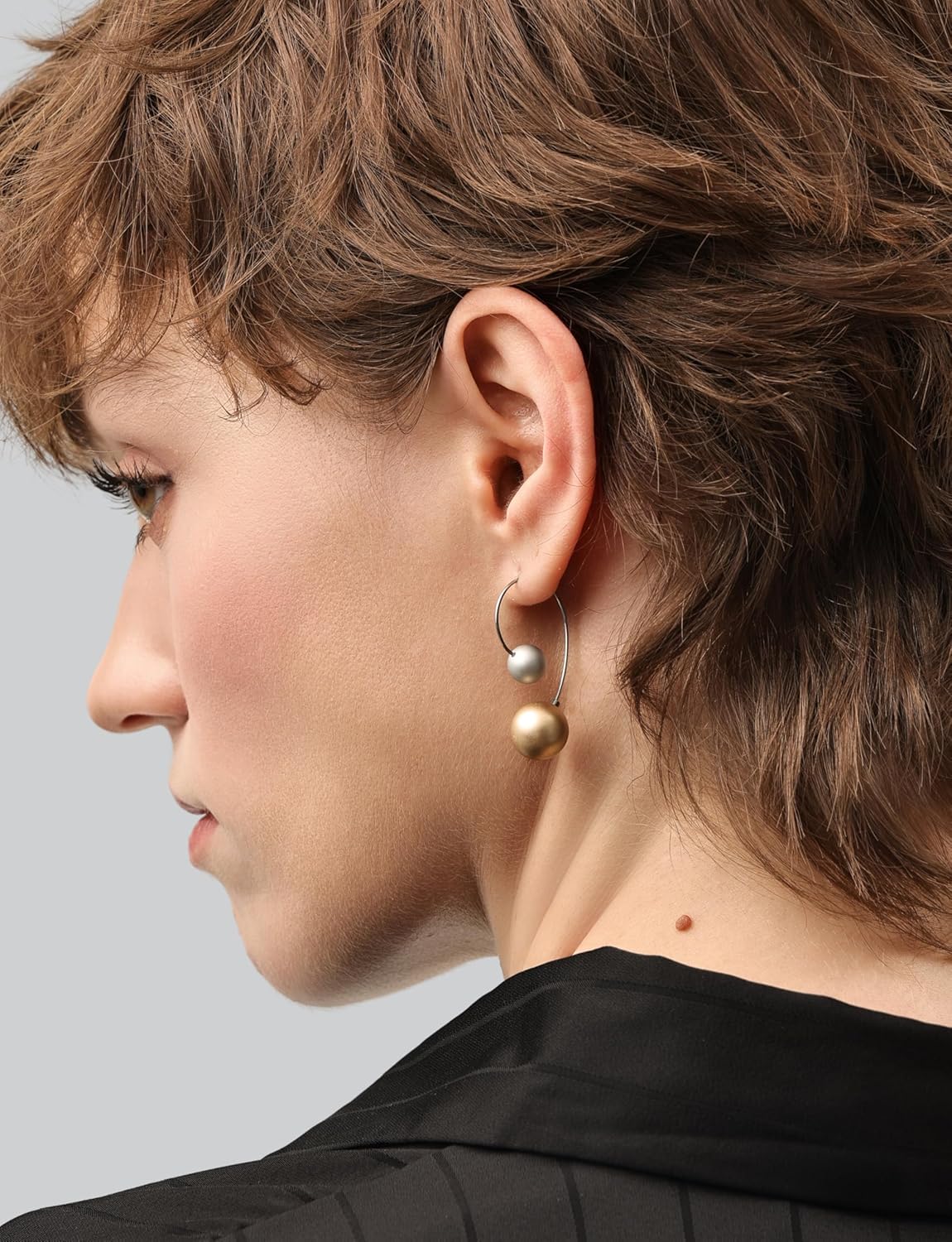 Colorful Ball Drop Dangle Earrings Set for Women, 6/16 Pcs DIY Replaceable Beads, Lightweight Titanium Ear Hooks, Hypoallergenic and Colorfast, Suitable for Jewelry Gifts - Image 3