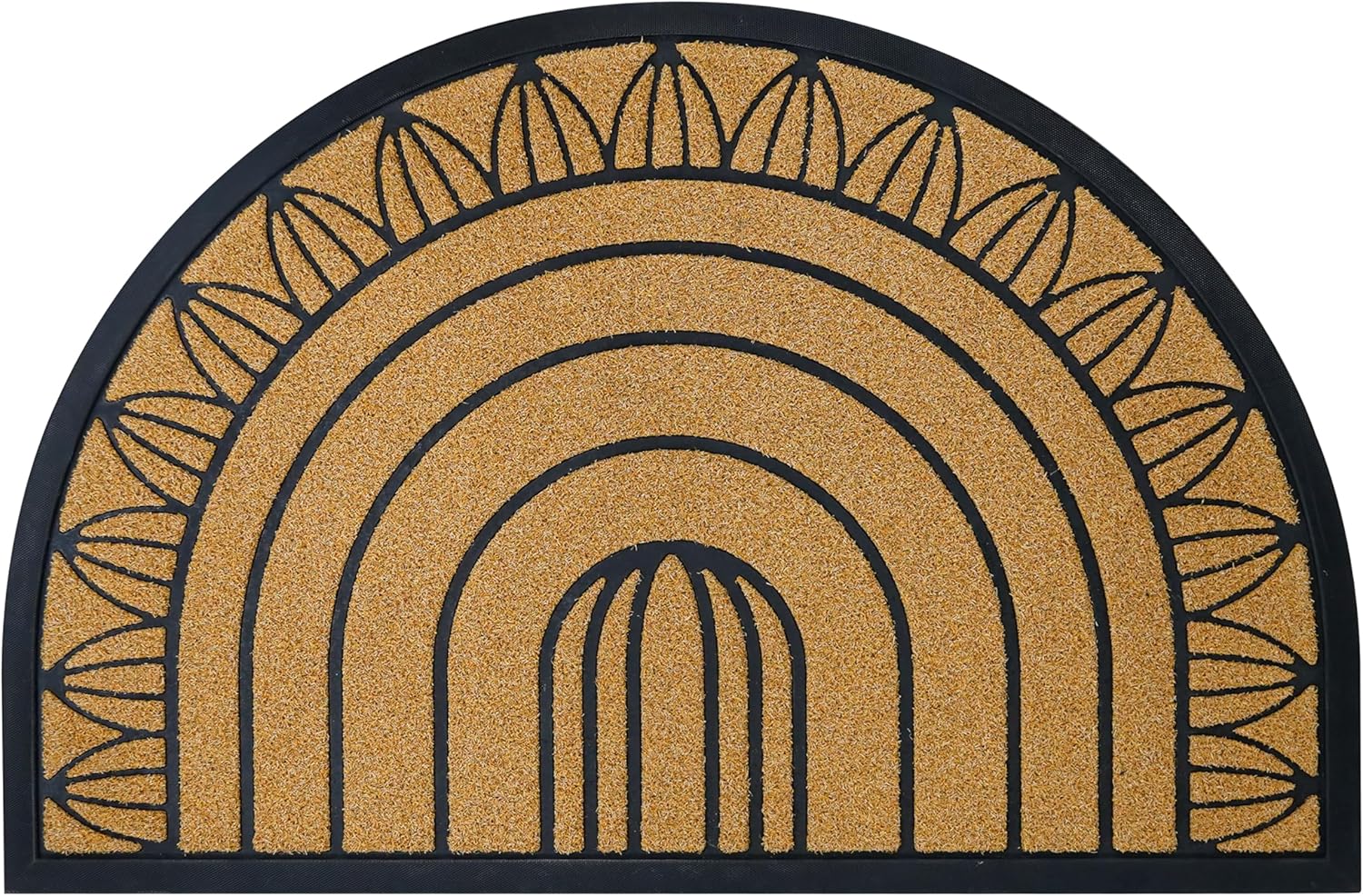 Half Round Front Door Mat Large Size Half Round Outdoor