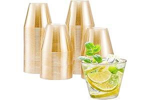 Lamosi Gold Plastic Wedding Cups