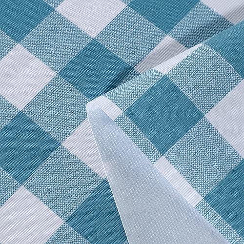 Miniatura 10 de Sancua - Mantel rectangular, PVC, 100%impermeable, diseño a cuadros