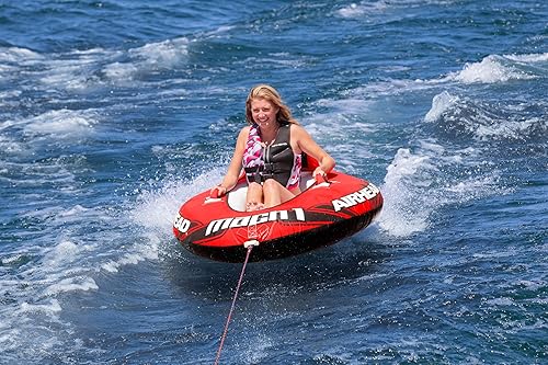 Vista 4 de Airhead Mach Towable Tube for Boating - 1, 2, and 3 Rider Sizes