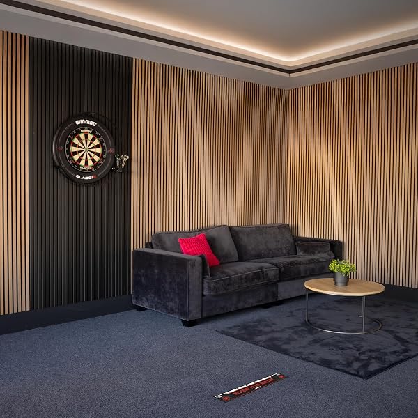 WINMAU - Fléchettes Oche Lignes - Marqueur de Ligne de Lancer Haute visibilité - Adhère à Toutes Les Surfaces dures - Modèles Disponibles: Blade 6, PDC, Man Cave Or Verte - 5