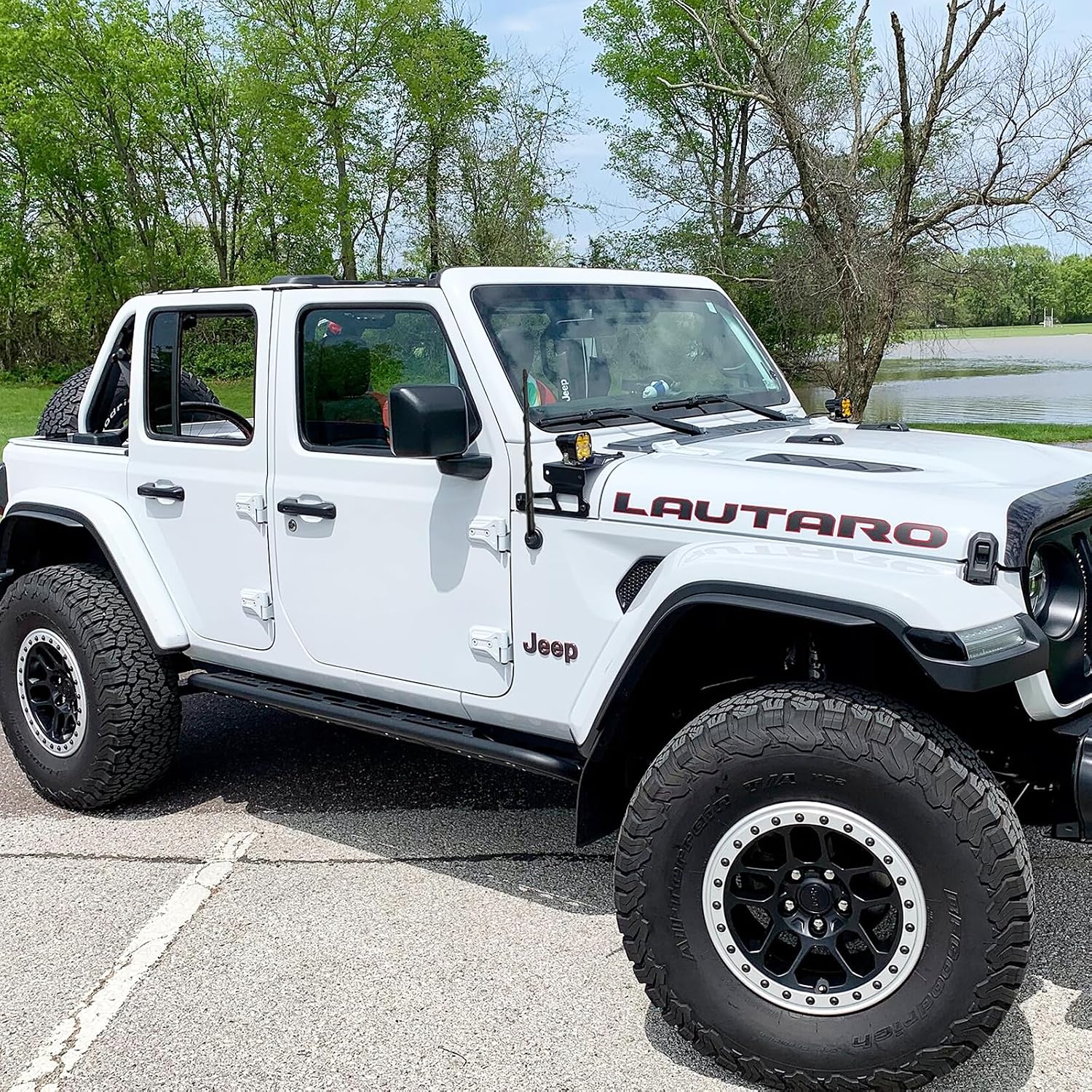 16 Inch Antenna for 2007-2026 Jeep Wrangler Gladiator Rubicon Sahara Sport 4xe Willys Mojave Unlimited, Jeep Wrangler Gladiator Accessories JK JL JT Upgrade Antenna for AM FM Radio