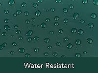 Vista 6 de Covermates Juego de funda ovalada para mesa o silla de bistró, material ligero, resistente a la intemperie, dobladillo elástico, fundas para mesa