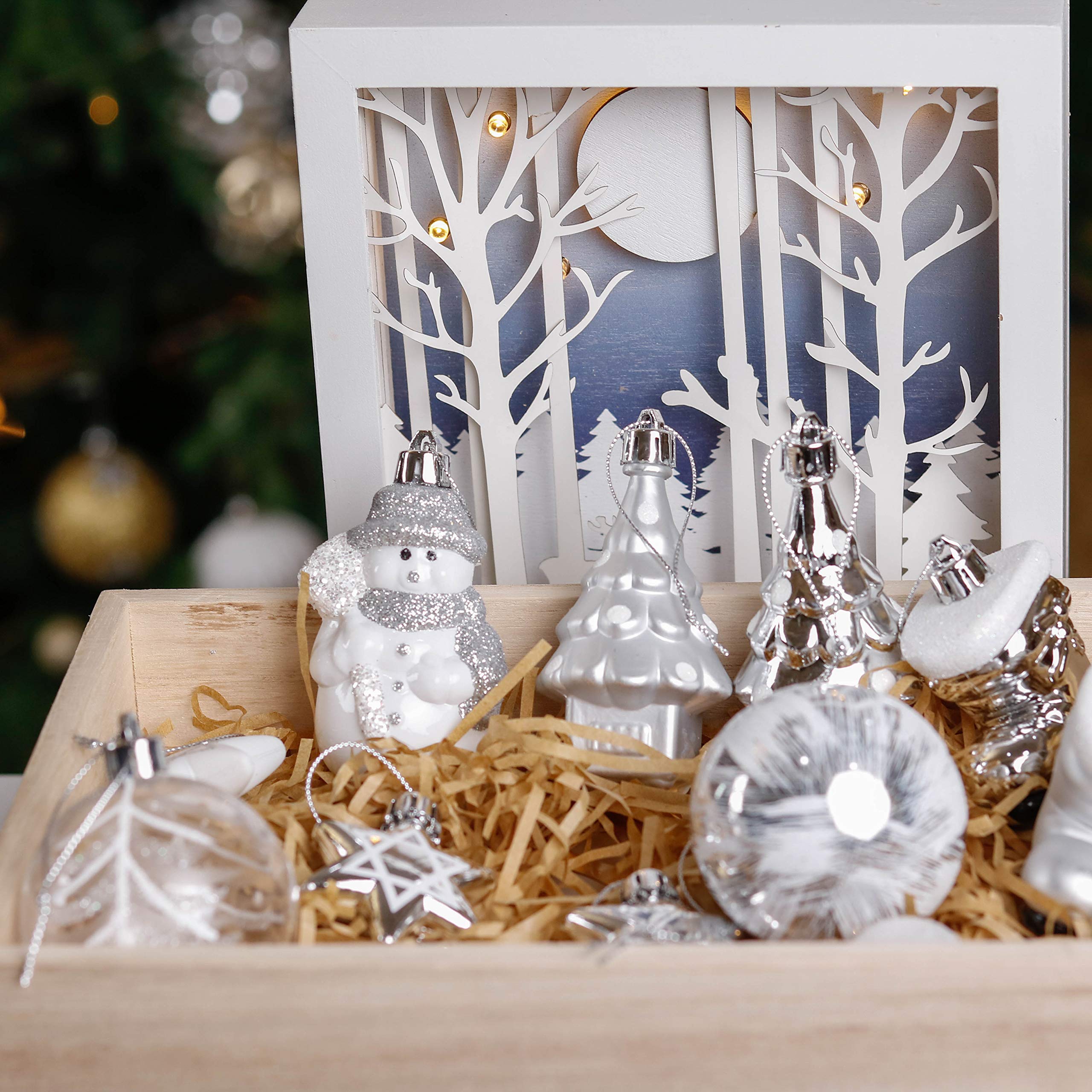 Amazon.co.jp: Valery Madelyn クリスマス オーナメント クリスマス