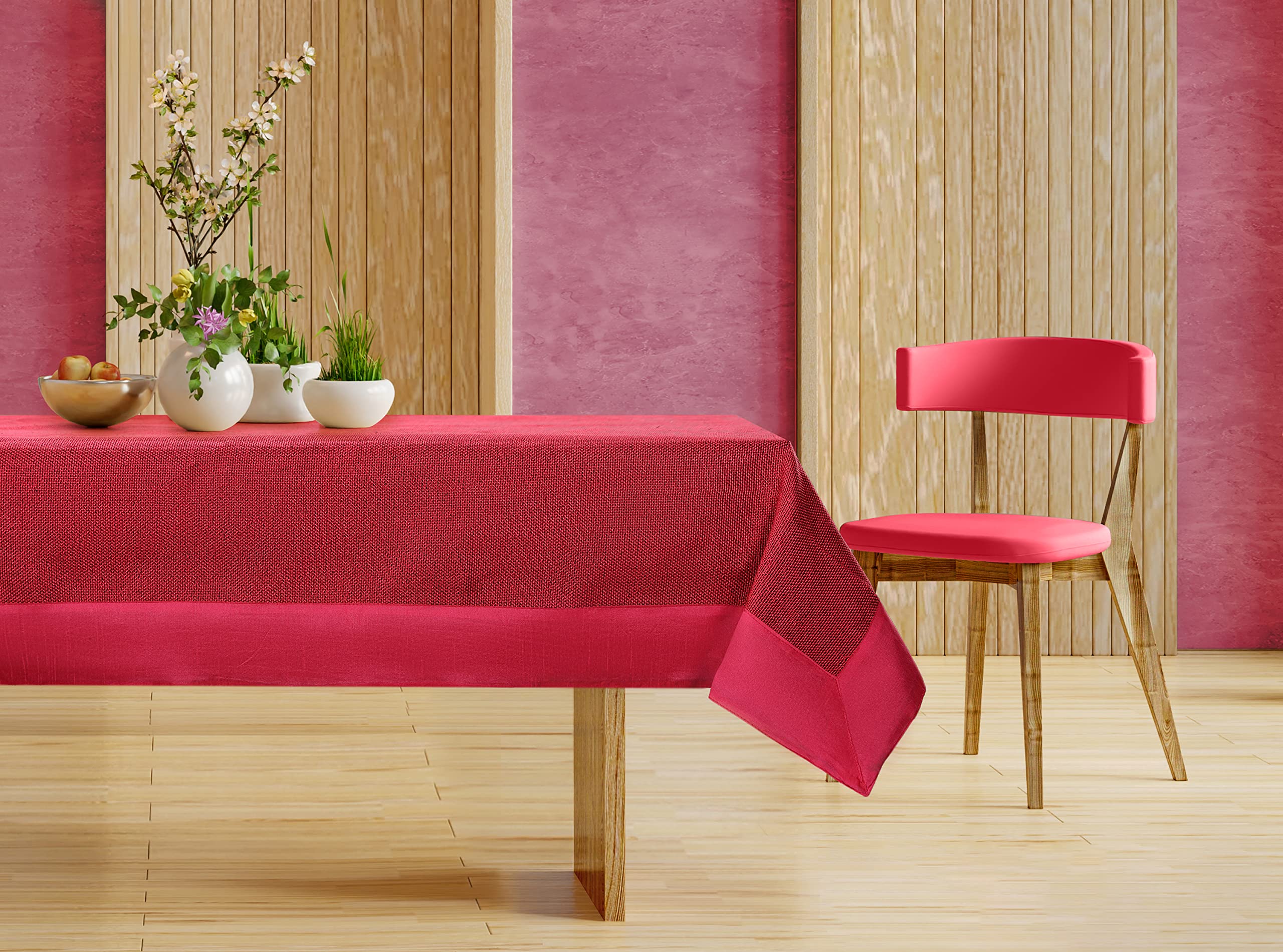 CASA-NEST Khadi Cotton Table Cover,Washable Quality Solid Color Table Cover,Centre Table Cover,Size 36 L x54 W inch (Maroon) khadi001 (B09SHLCHKH) Amazon Price History, Amazon Price Tracker