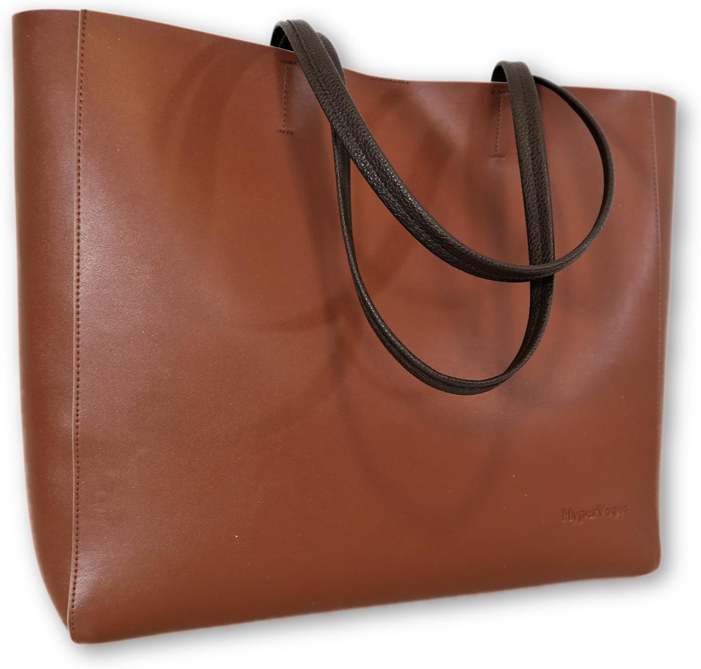 Womens Fashion Tote Handbags Shoulder Totes Bags by HyperVogue (Brown)