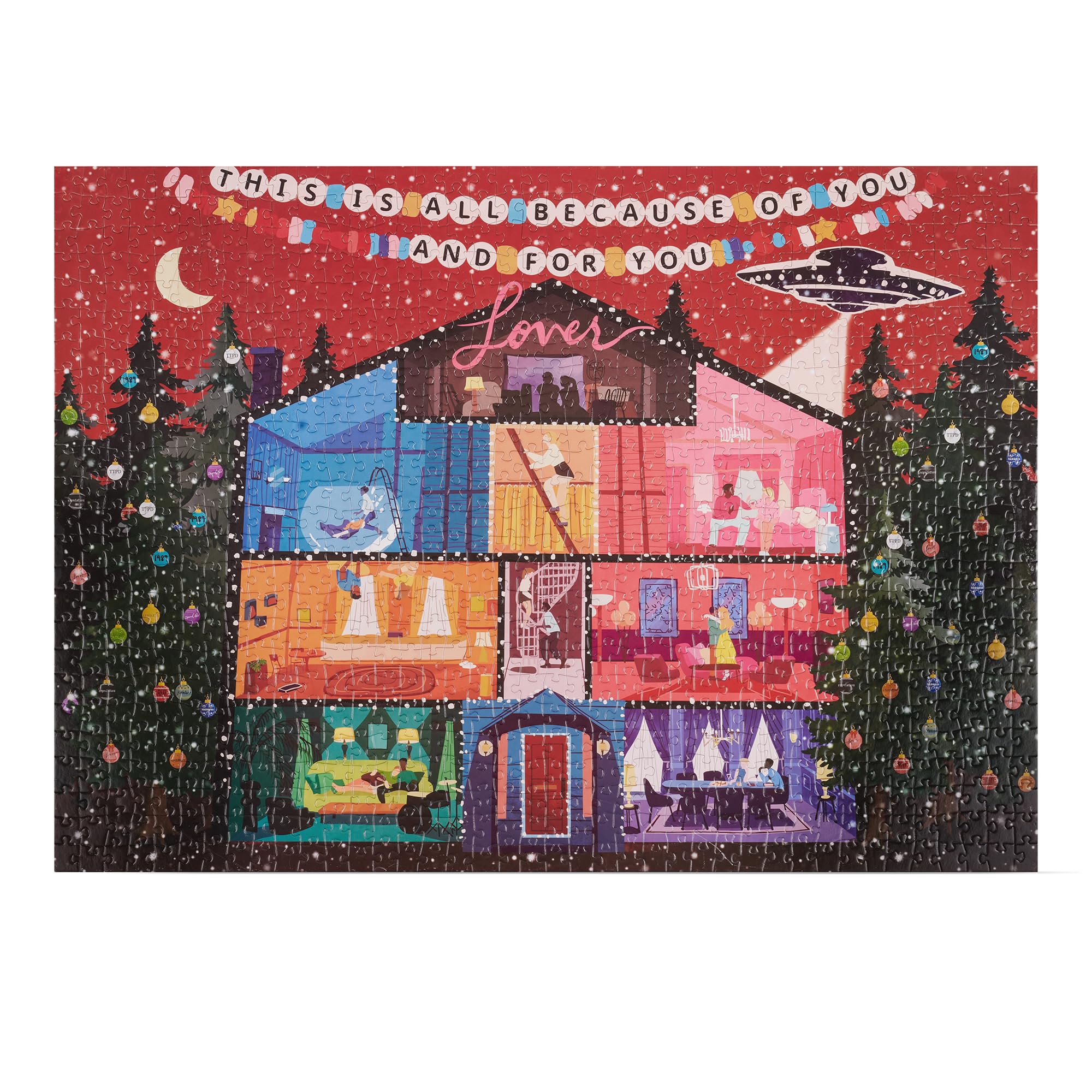Amazon.com: Lover Romantic House 1000 Pieces Jigsaw Puzzle for