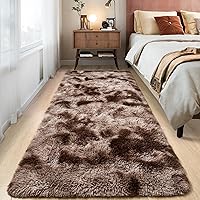 Vista 55 de Tepook - Alfombra de área mullida y colorida con diseño de arco iris, alfombras marroquíes geométricas modernas afelpadas para niños, sala