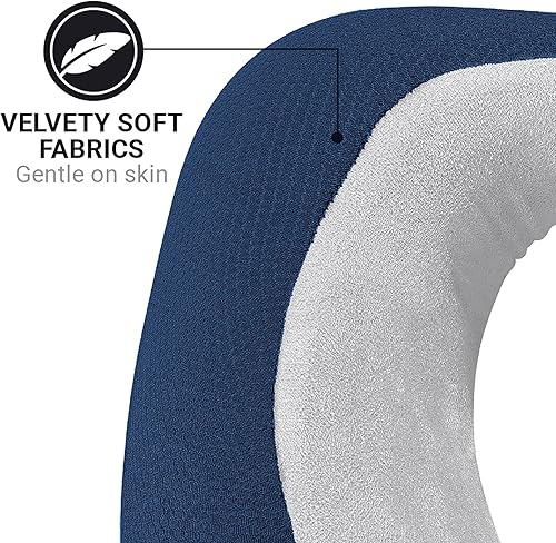 Miniatura 4 de Go Travel Travel Memory Dreamer - Almohada de cuello de espuma, color azul oscuro