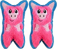 Vista 9 de Outward Hound Invincibles - Juguete de peluche para perro, XS zorro