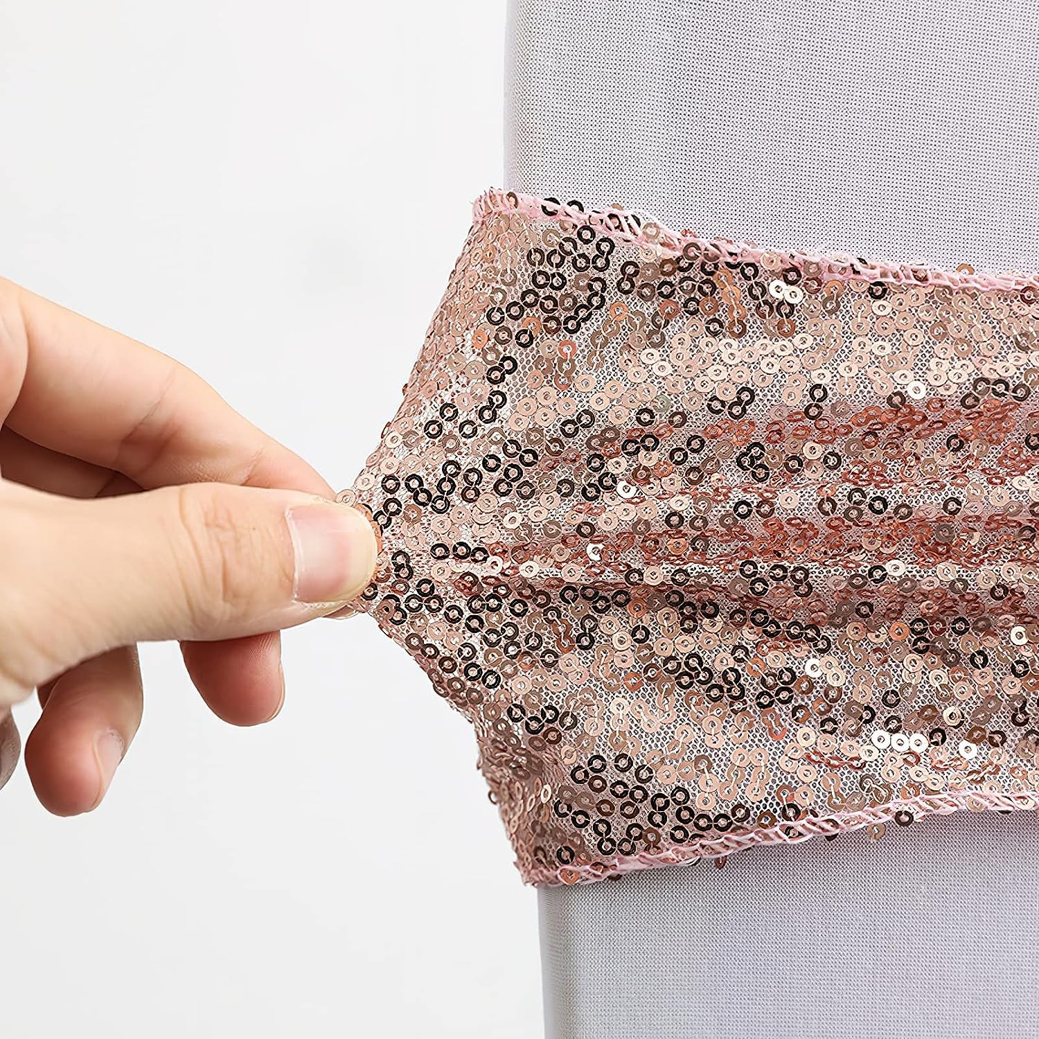 30 Fiocchi Per Sedia In Spandex Rosa Con Fibbia Regolabile, 35x12 Cm, Per Matrimoni, Banchetti E Feste, Eleganti E Facili Da Montare