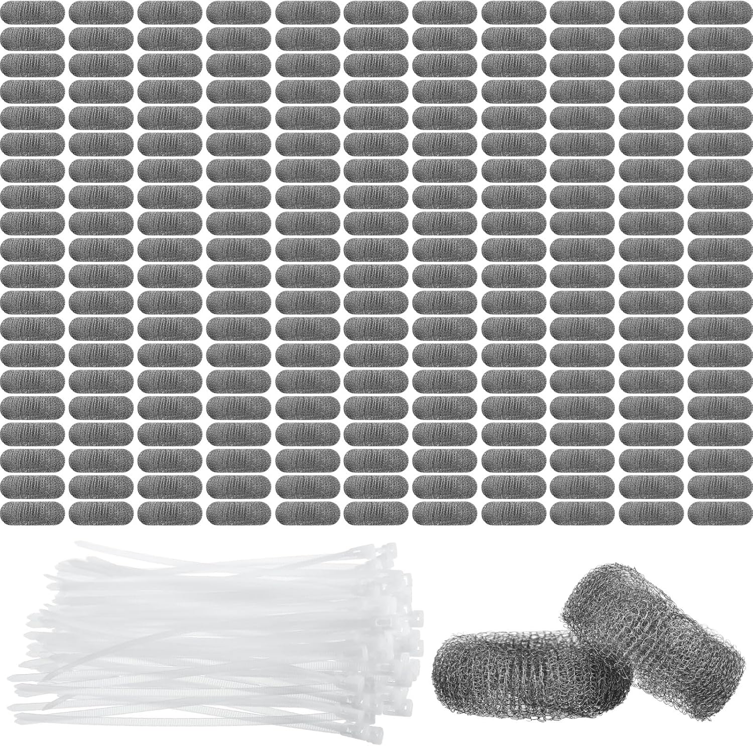 200 Pack Lint Traps for Washing Machine Stainless Steel Lint