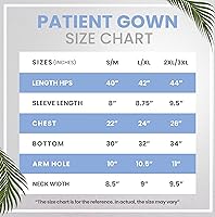 Vista 66 de NY Threads Women's Hospital Gown Soft and Stylish Patient Gown