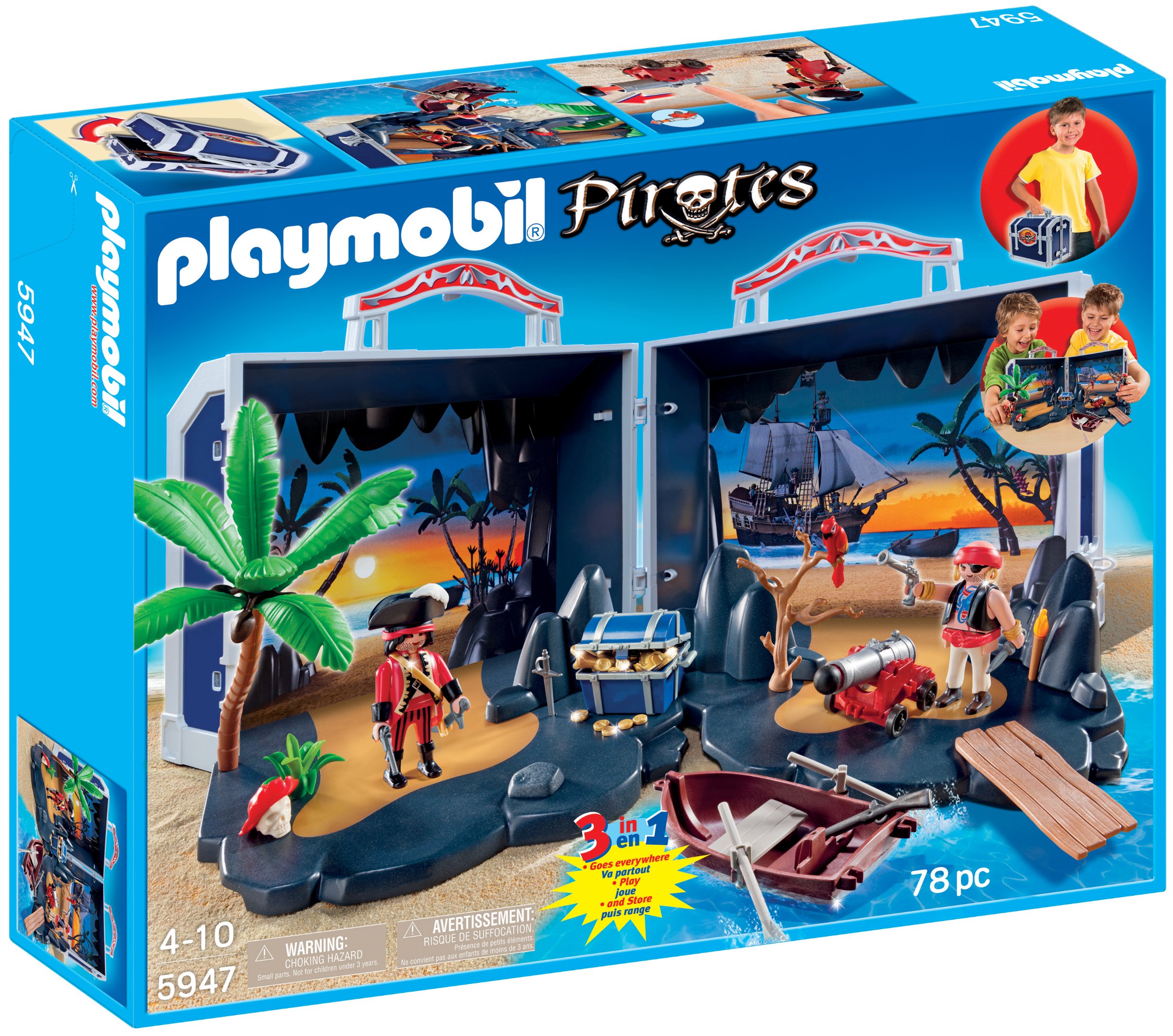 Playmobil Pirates 5347 海賊 パイレーツ Playmobil Pirate Treasure Chest : Amazon.ca: Toys & Games