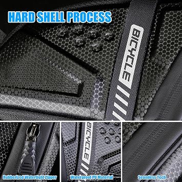EVA hard shell water bike bag bag حقيبة المقعد حقيبة الدراجة تحت المقعد 1 لتر حقيبة ذيل الدراجة دراجة حقيبة خلفية ركوب الدراجة إكسسوارات حقيبة تخزين حقيبة إسفين دراجة دراجة الطريق الجبلية دراجة
