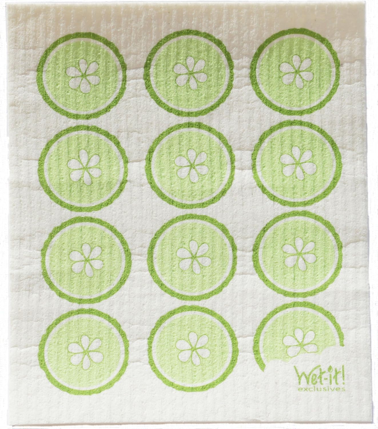 Wet-it! Cleaning Cloth, Fresh Cucumber, Super Absorbent, Reusable, Biodegradable, All-purpose