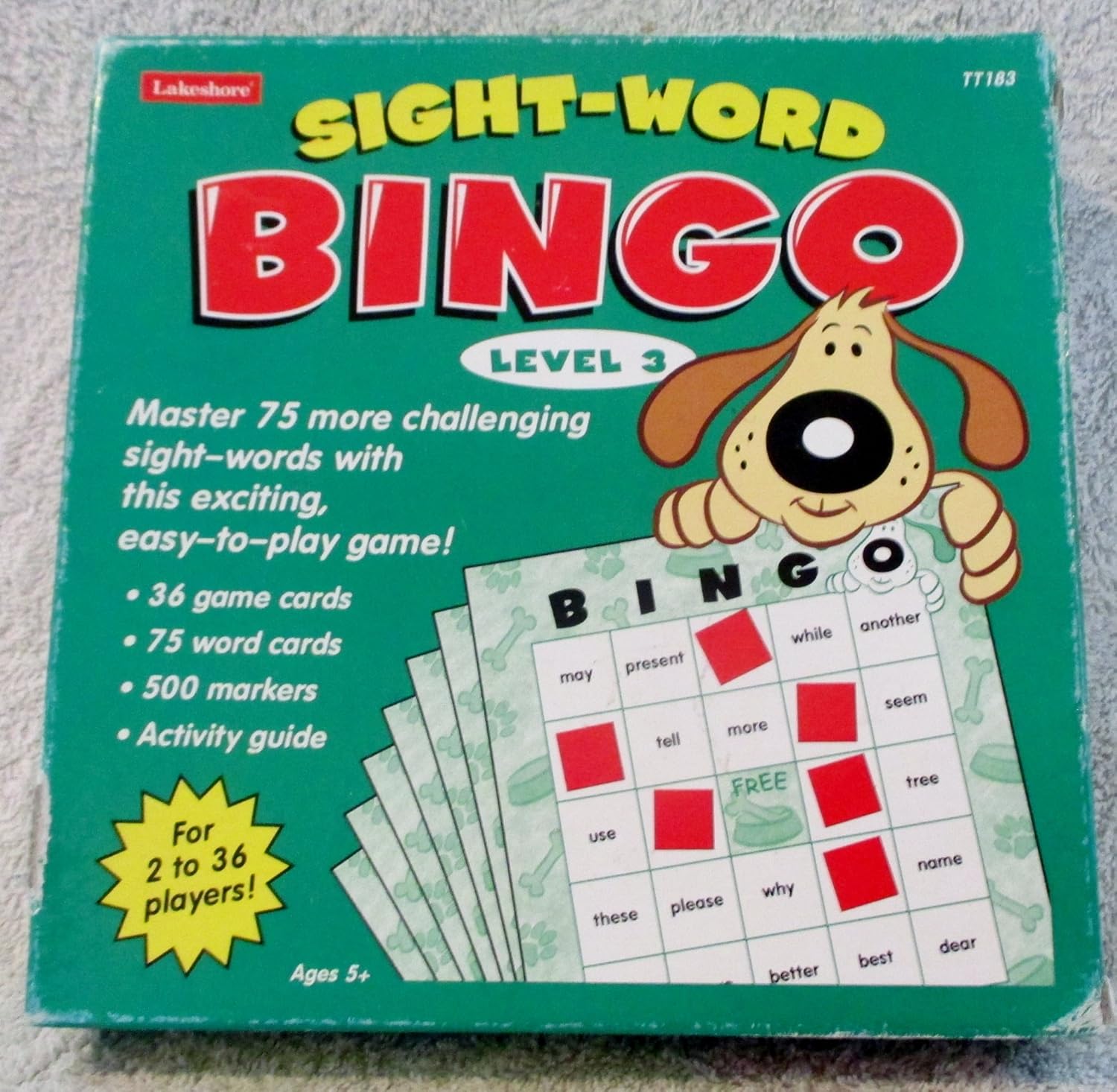 Lakeshore Sight-Word Bingo Level 3