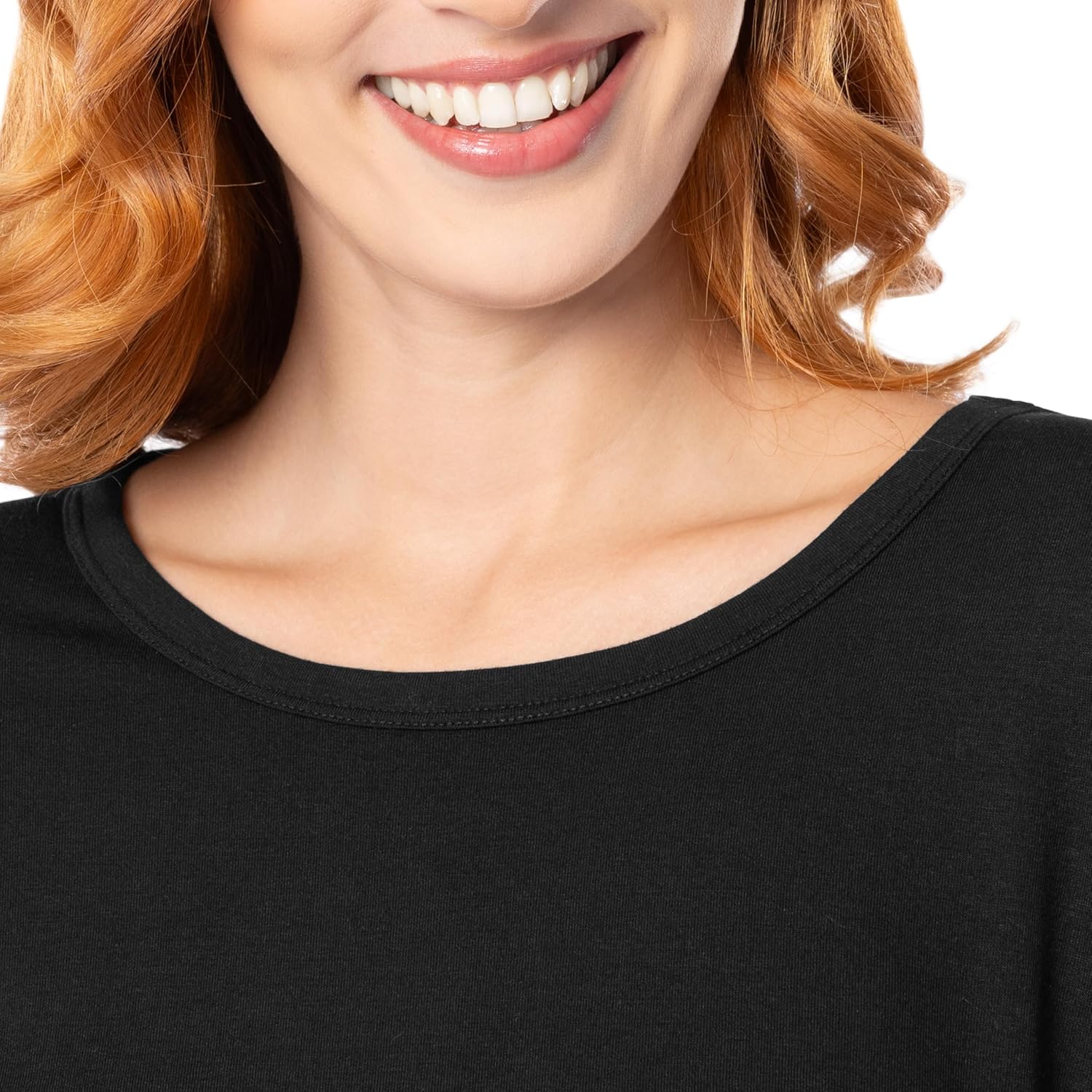 Fruit of the Loom womens Breathable Short Sleeve Top and Jogger Pant Sleep Pajama Set - Image 3