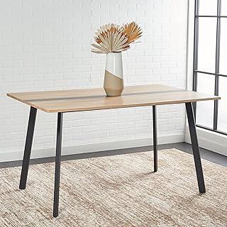 SAFAVIEH Home Collection Leith Mid-Century Scandinavian Natural/Black St...