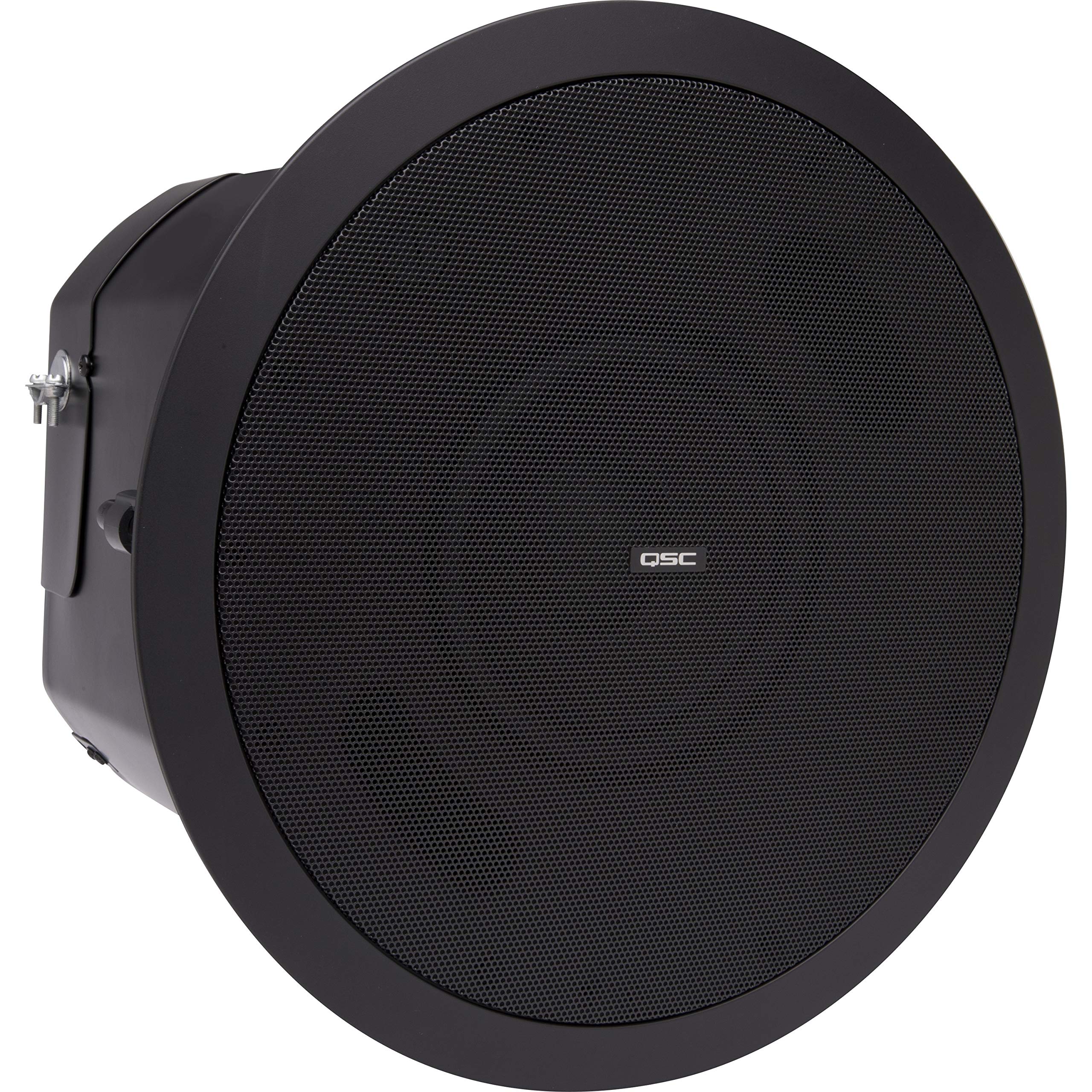 QSC AD-C.SUB-BK 6.5-Inch Dual Voice-Coil Ceiling Subwoofer, Black