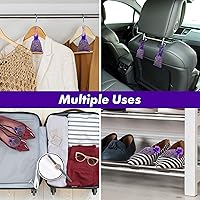 Vista 6 de Bolsa de 25 sobres de lavanda seca flor lavanda sobres para cajones y armarios, LV-B-2