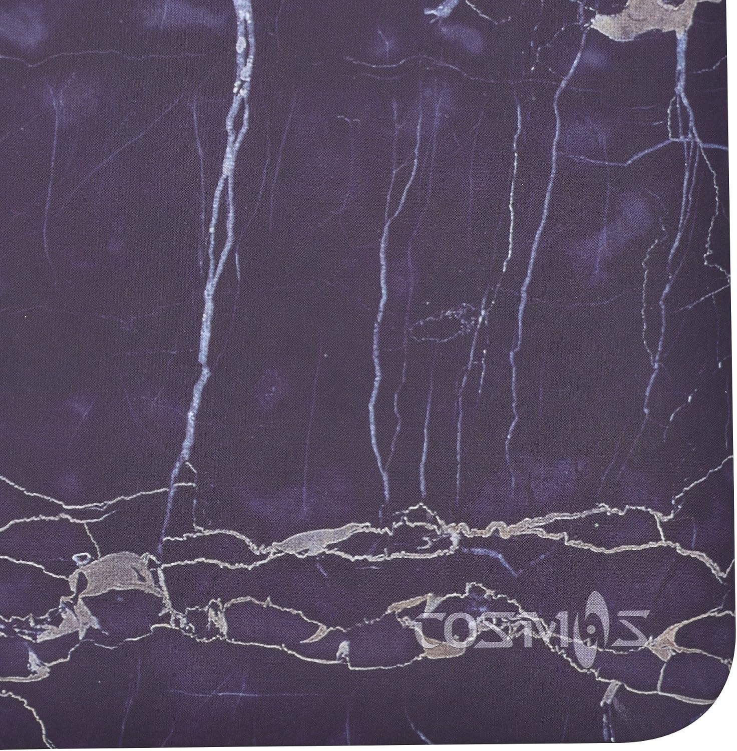 Cosmos ® Rubberized Plastic Hard Shell Cover Case for MacBook Air 13-Inch (Model: A1369 / A1466), Dark Purple Marble Pattern