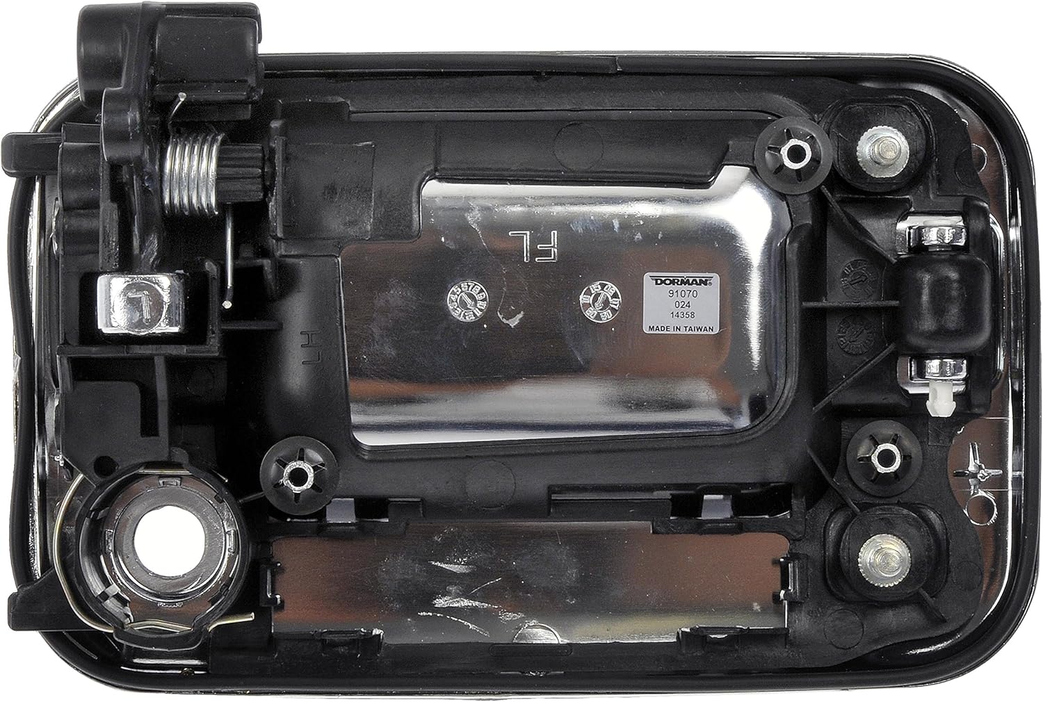 Dorman 91070 Front Driver Side Exterior Door Handle Compatible with Select Ford Models, Chrome