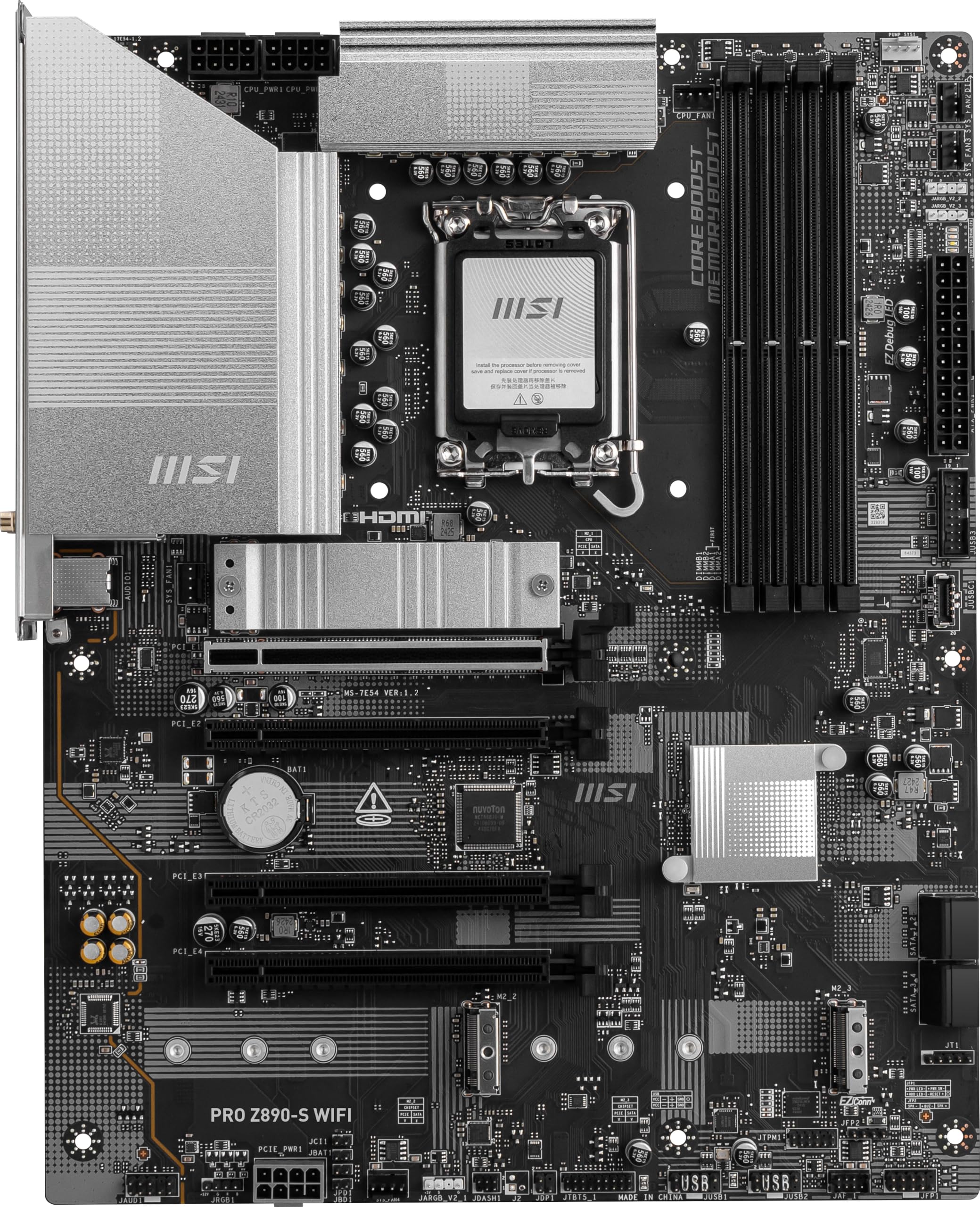Amazon | MSI PRO Z890-S WiFi ProSeries マザーボード (Core Ultra 