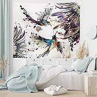 Vista 76 de Ambesonne Tapiz hawaiano, Costa Na Pali en la isla de Kauai en Hawái, día soleado, horizonte de montaña, colgante de pared para dormitorio, sala