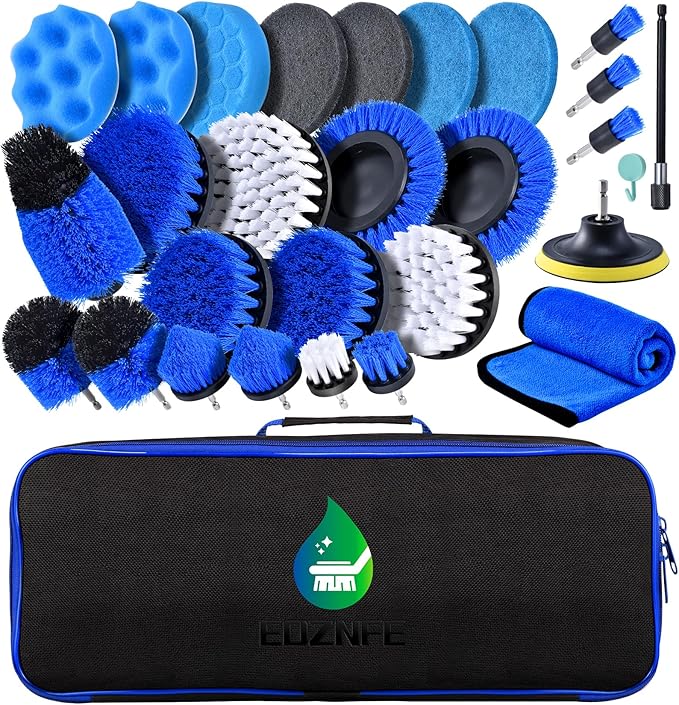 Drill Cleaning Brush Set Power Drill Attachment Grout Tile Cleaner
