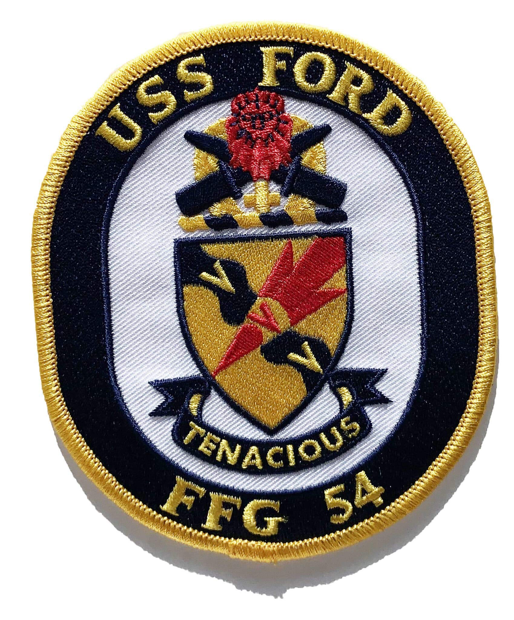 Squadron Nostalgia LLC USS Ford FFG-54 Patch – Sew On