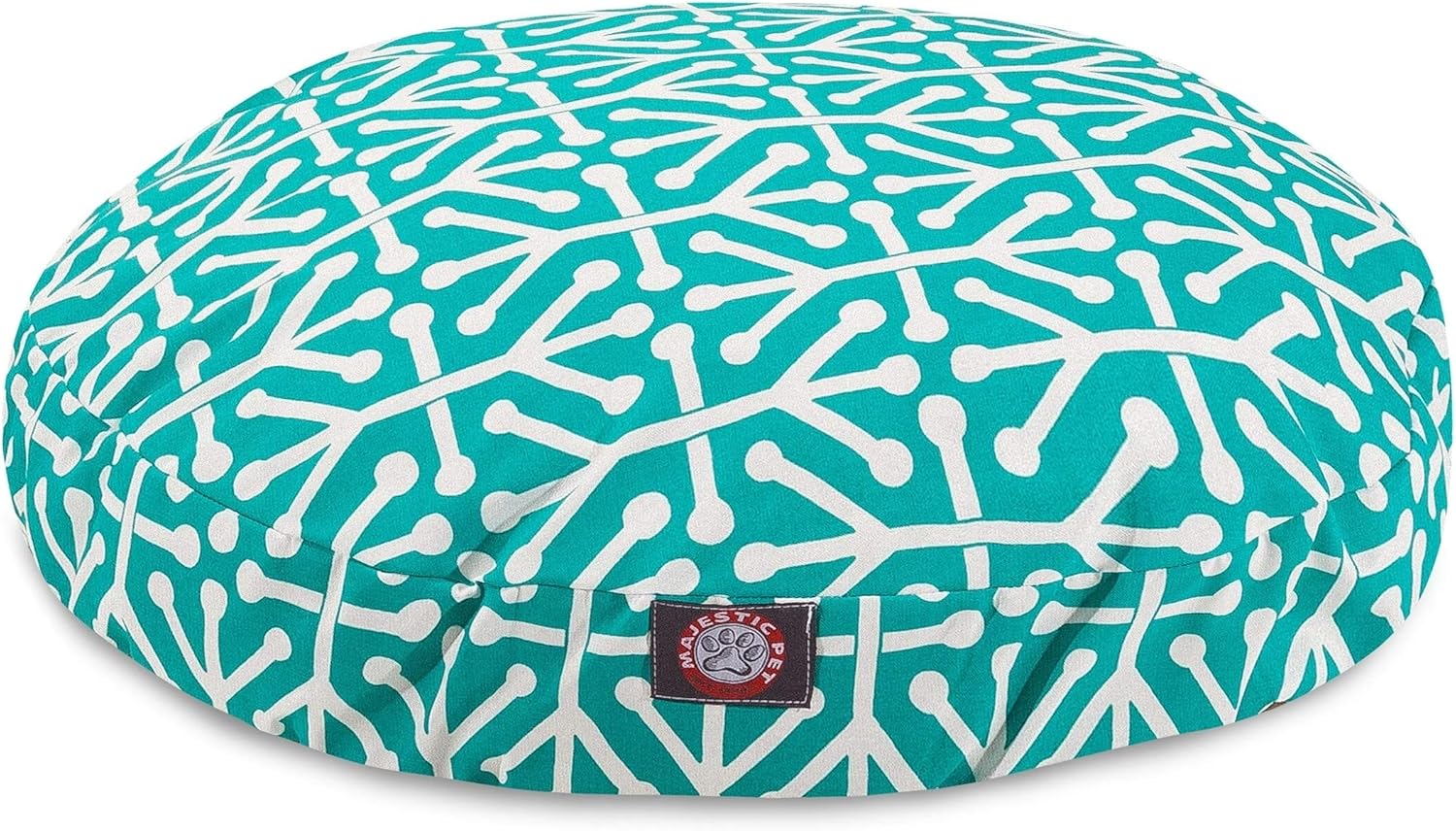 Pacific Aruba Small Round Indoor Outdoor Pet Dog Bed With Removable Washable Cover By Majestic Pet Products