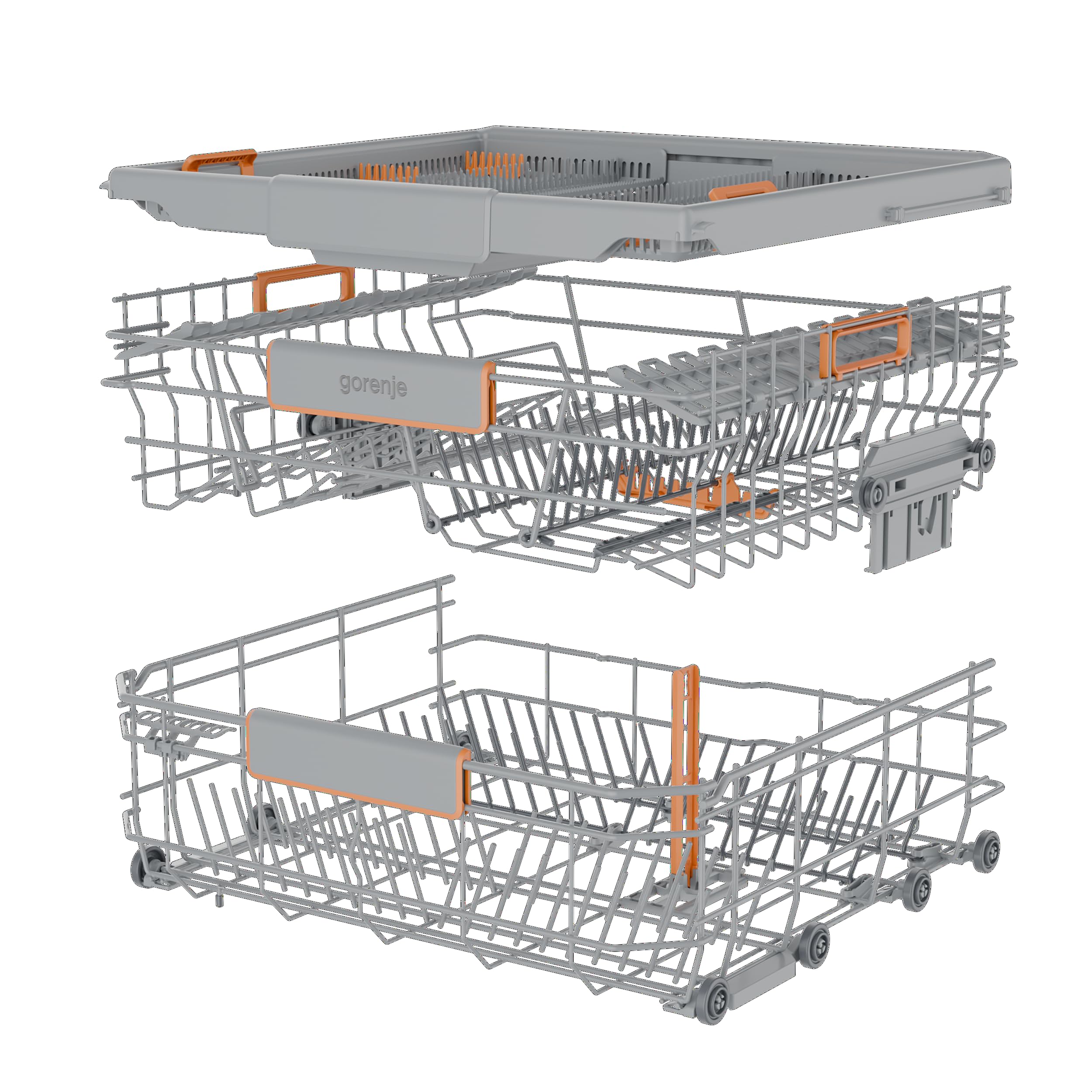 Gorenje GV16B Vollintegrierbar Geschirrspüler/60 cm/8 Programme/16 Maßgedecke/Europäische Qualität/Total AquaStop/TotalDry/Intensive Reinigungszone/BottleWash/FlexUse/Einbaumaße(BxHxT): 60× 82×55,5 cm