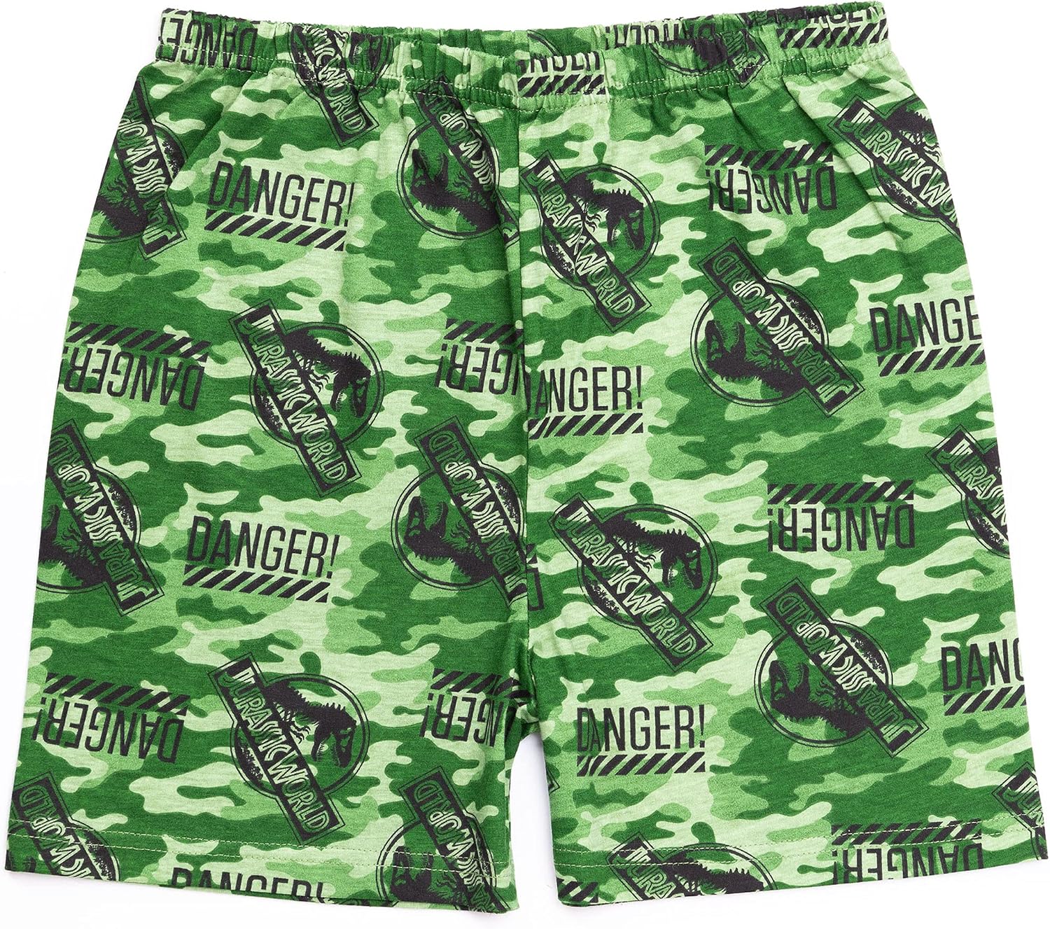 Jurassic World Pajamas Boys Kids Camo T-Shirt Shorts Or Trousers Options