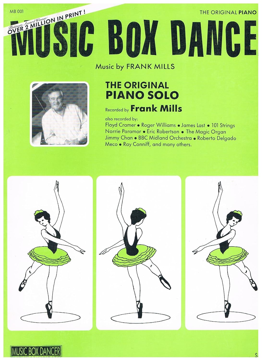 Music Box Dancer (The Original Piano Solo) Recorded by Frank Mills Sheet Music