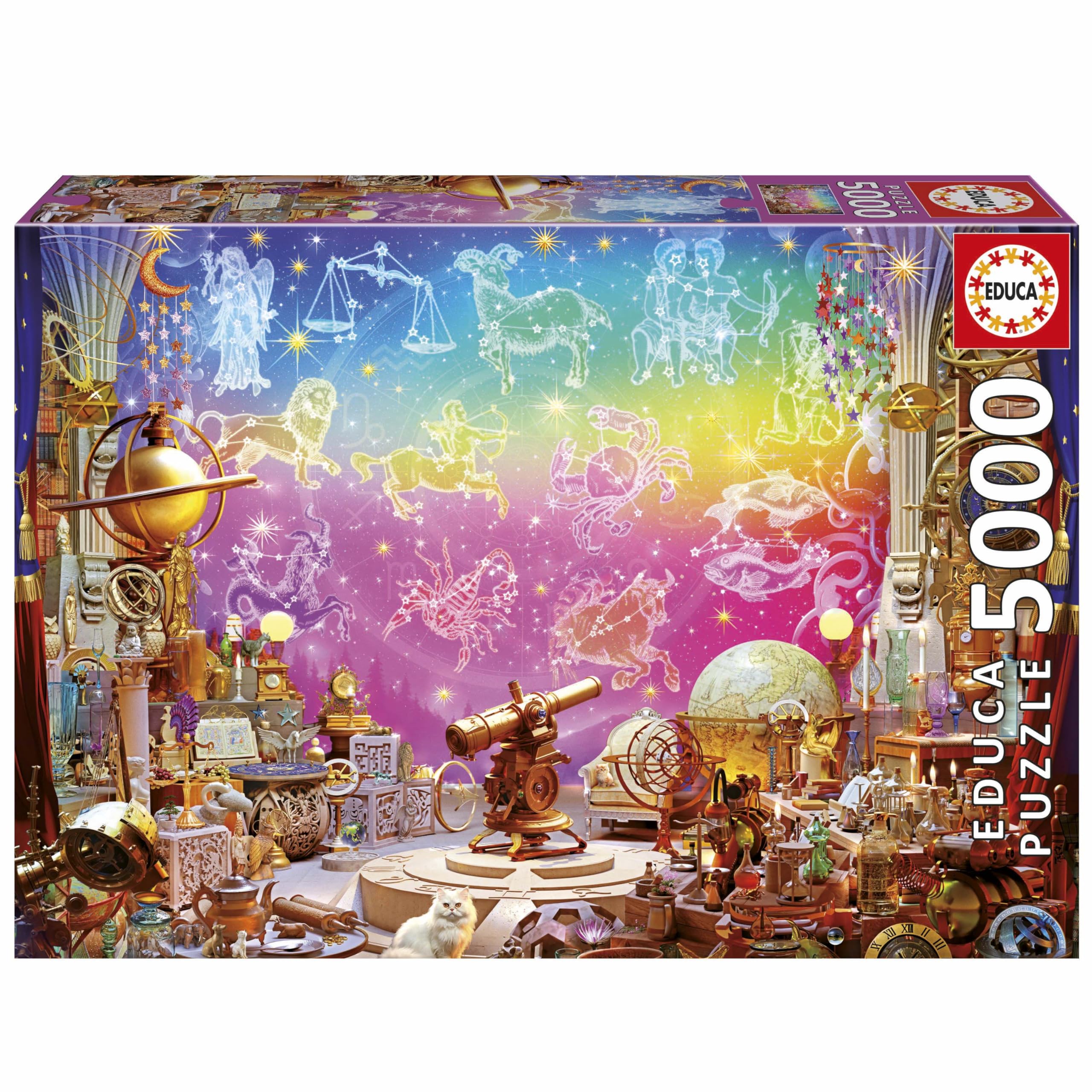 Educa - 5000 Teile Puzzle für Erwachsene | Astrologie. Beinhaltet den Service für verlorene Teile. Maße: 157 x 107 cm. Ab 14 Jahren (20260)