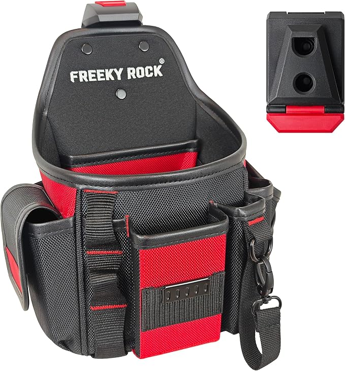 FreeKyRock Tool Pouch: Quick Detach Clip for Fast Access