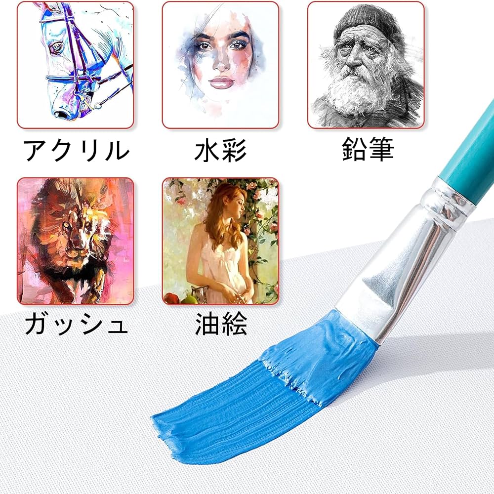 Amazon.co.jp: akindou キャンバス ミニキャンバス 正方形 綿100