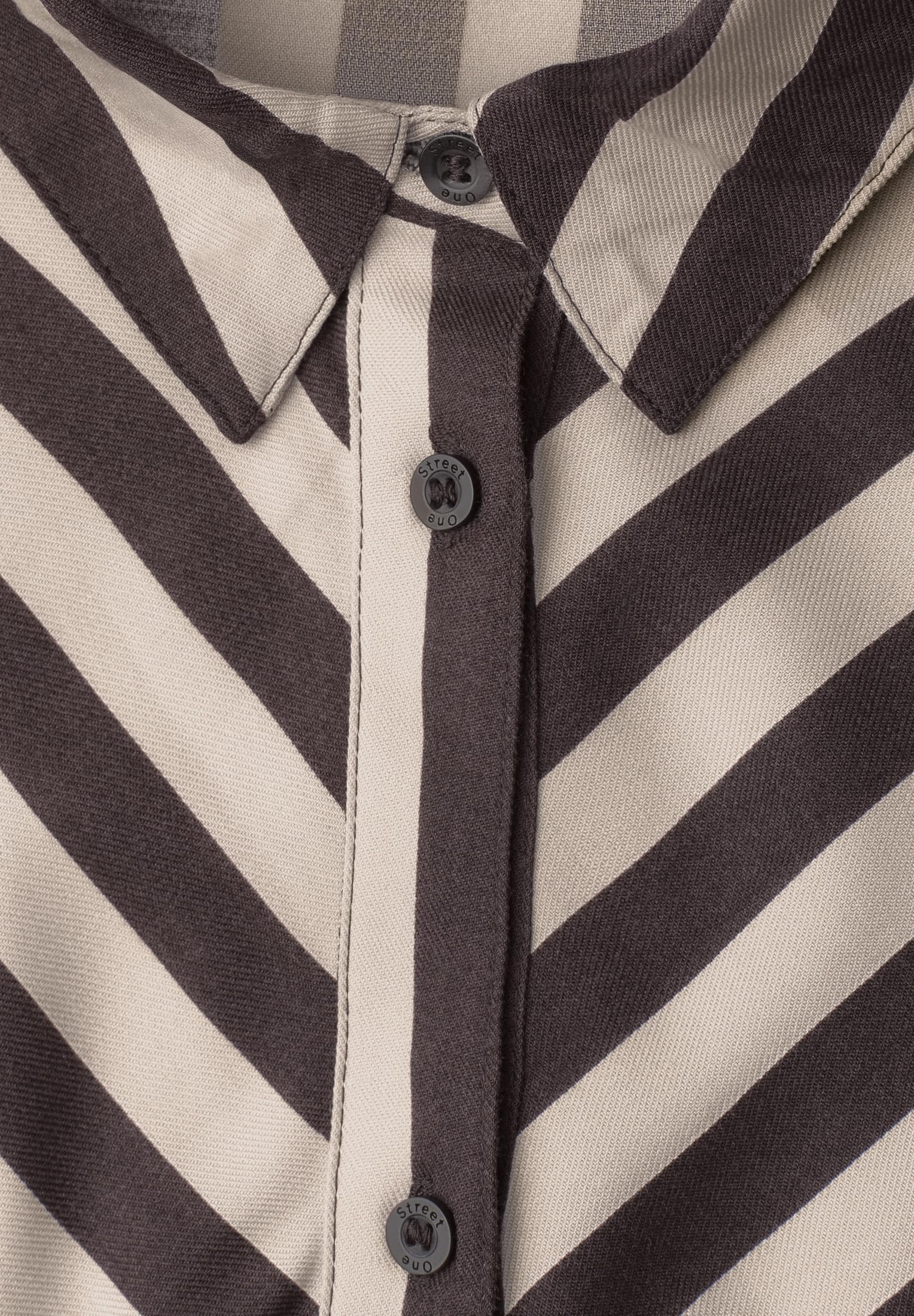 Street One Midi-Kleid mit Durchgehender Knopfleiste