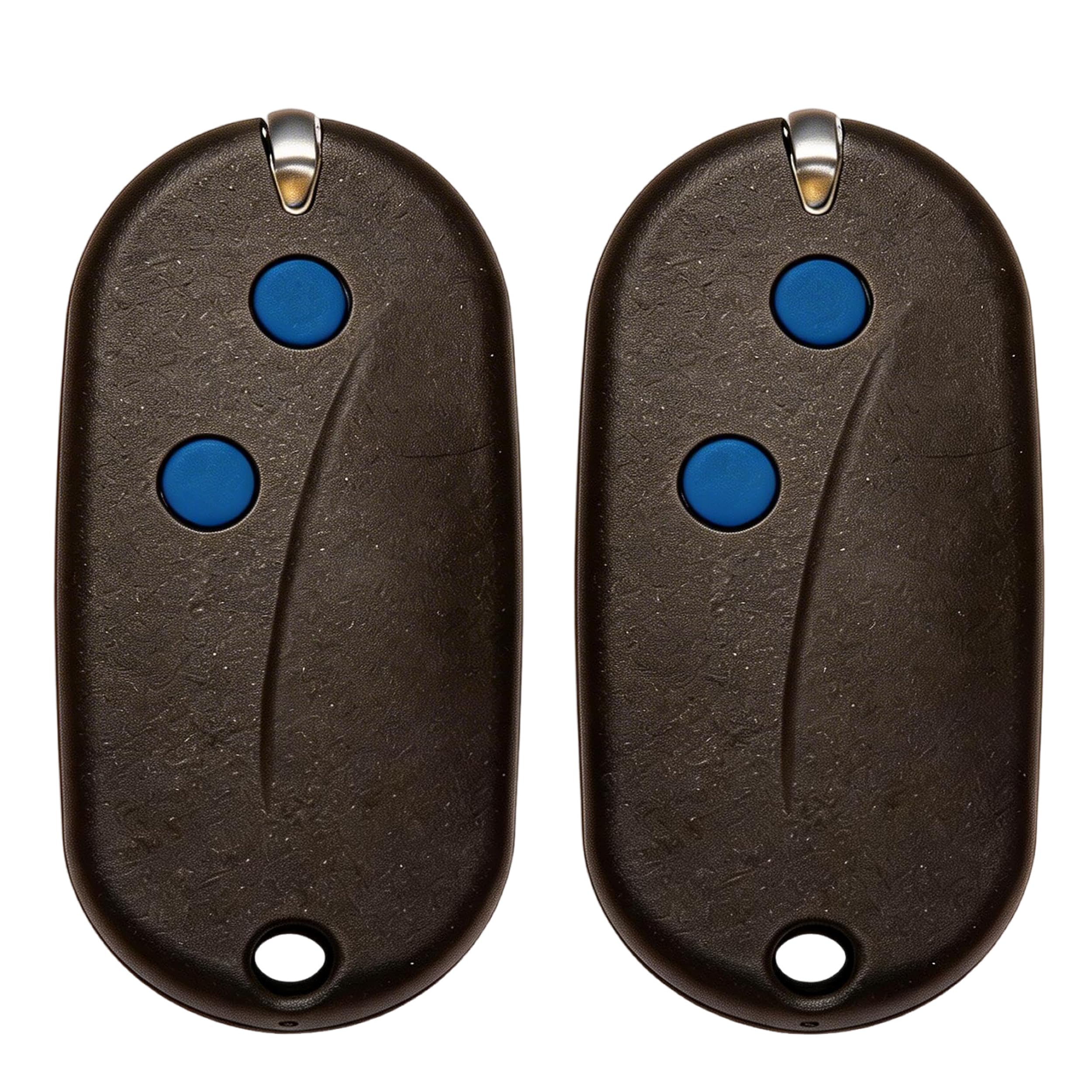 Mando a distancia para puerta de garaje con código variable (Keyfob), transmisor de 433,92 MHz, compatible con SEAV BE-Happy-RS2, RS1, RS3 y BE-SMART-RS2, RS1, RS3 2 botones, 1 año de garantía, 2